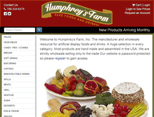 Tablet Screenshot of humphreysfarm.com